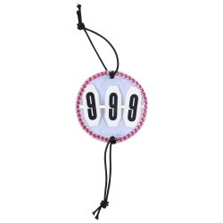 Hansbo Sport St�vnenummer Glitter (pakke med 2 stk.)