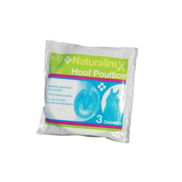 NAF NaturalintX Hoof Poultice vatbind med 3 omslag