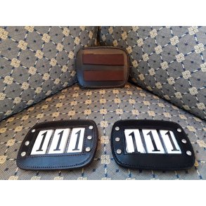 Horseline St�vnenummer, L�der med Sten og Velcrolukning