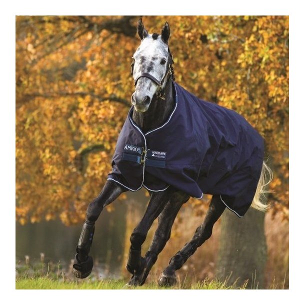 Horseware Amigo Bravo 12 Original Turnout Lite 0 gram Regnd�kken uden hals