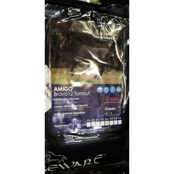 Horseware Amigo Bravo 12 Turnout Lite 100 gr.