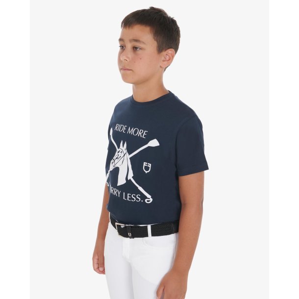 Equestro T-shirt med print junior
