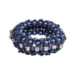 SD Crystal & Pearl Scrunchie - H�relastik