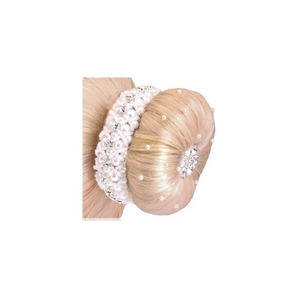 SD Crystal & Pearl Scrunchie - H�relastik