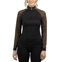 Kastel Raglan Oliven animal print p� �rmet