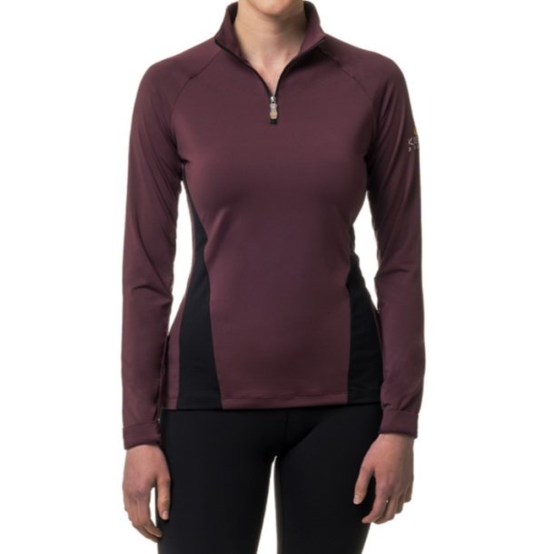 Kastel Denmark aubergine funktionsbluse AW21