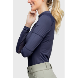 Kastel Sun Shirt lang�rmet navy SS25