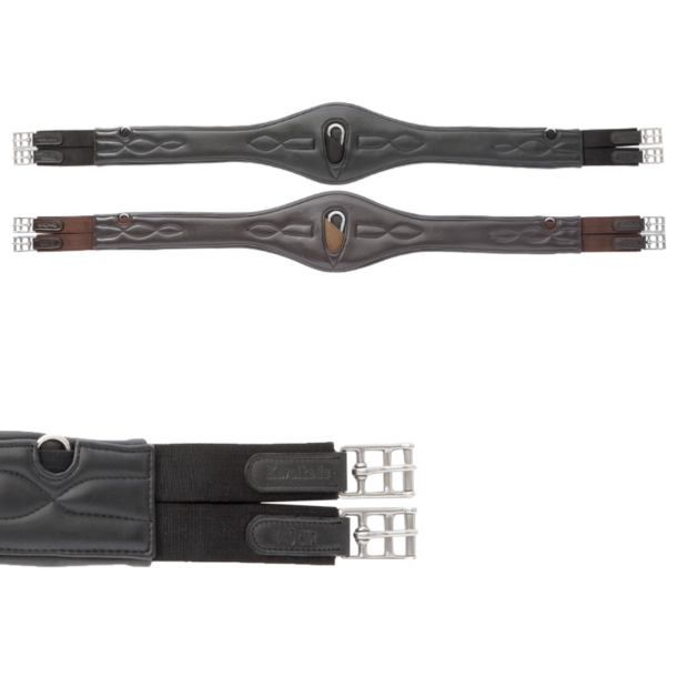 Kavalkade lang l�dergjord Comfort m elastik