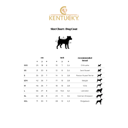 Kentucky Dog Coat Reflective & Water Repellent