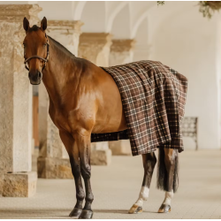 Kentucky Heavy fleece rug square brun tern