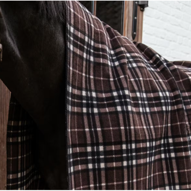 Kentucky Heavy fleece rug square brun tern