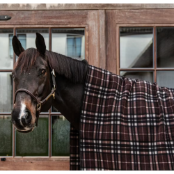 Kentucky Heavy fleece rug square brun tern