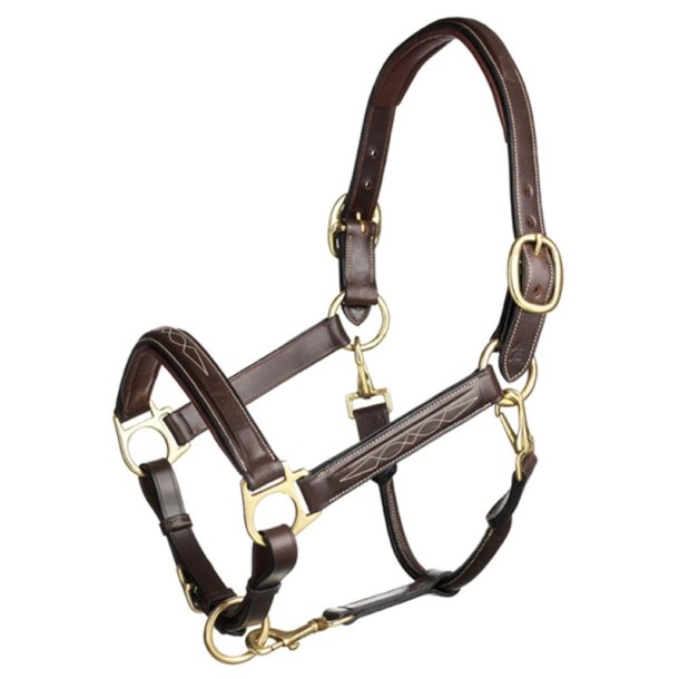 AEquipt Leather Head Collar "La Vita" - L�dergrime