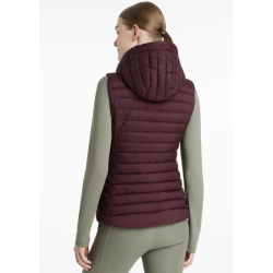 LeMieux Rose puffer vest m aftagelig h�tte