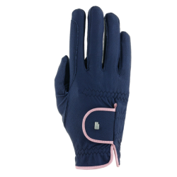 Roeckl Lona Roeck-grip ridehandsker m kontrast farve