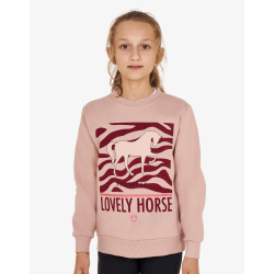 Equestro Lovely horse sweatshirt t dame og junior FW24