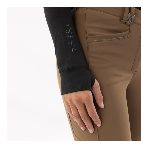 Anky Mockneck lang�rmet bluse AW24