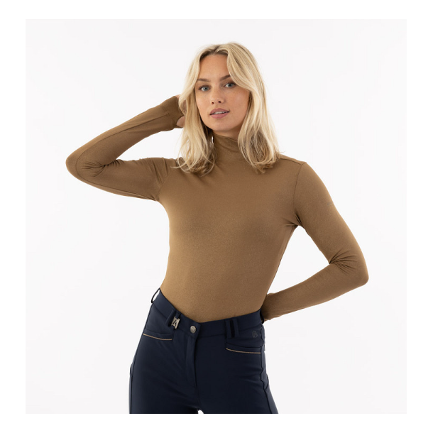 Anky Mockneck lang�rmet bluse AW24