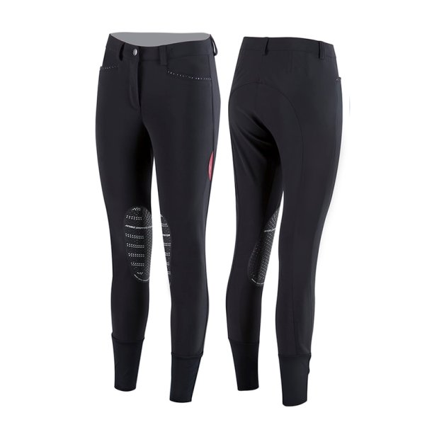 Animo Naloc winning line ridebukser m bling og kn�grip