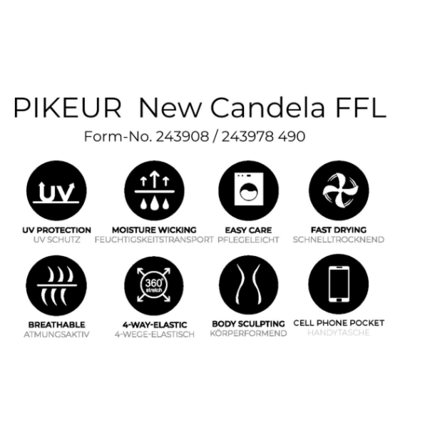 Pikeur New Candela FFL h�jtaljet m kunstskind