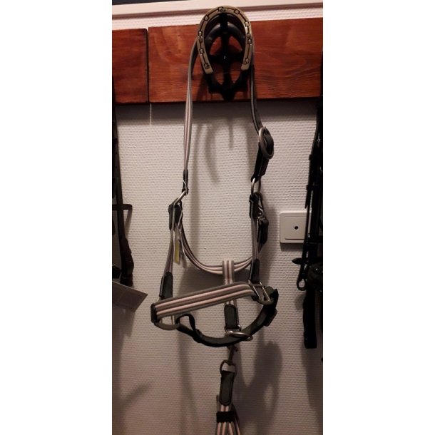 Euroriding Nylongrime med 2 meter longe