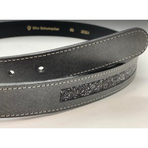 OS Vintage Grey l�derb�lte ultra fine silver shade