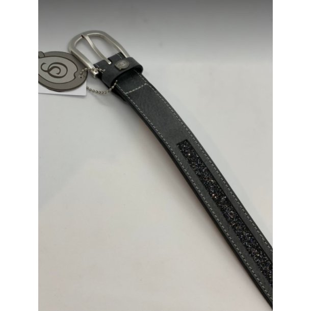 OS Vintage Grey l�derb�lte ultra fine silver shade