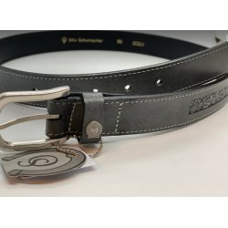 OS Vintage Grey l�derb�lte ultra fine silver shade