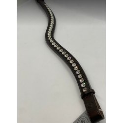 OS pandeb�nd buet chocolat XL crystal silver setting (22287)