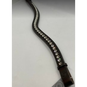 OS pandeb�nd buet chocolat XL crystal silver setting (22287)