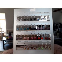 OS Square Swarovski �reringe (s�t)