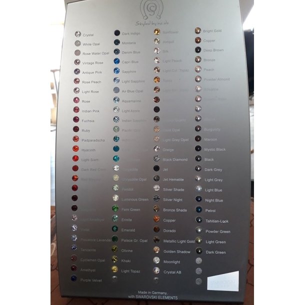 OS Swarovski Square �rering (11 x 11 mm)