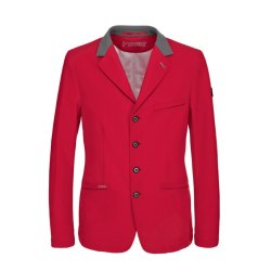 Pikeur Askan Vario ridejakke herre r�d/sort krave