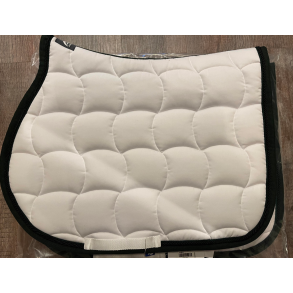 Anna Scarpati Quardro spring sadelunderlag hvid m Egene gr�n og sort