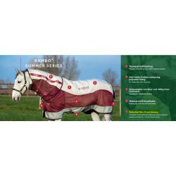 Horseware Rambo Summer Series Turnout med V-lukning