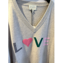 Rosas Love Cashmere v-neck