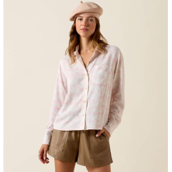 Ariat Rudford Icy Pink Horseprint skjorte