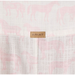 Ariat Rudford Icy Pink Horseprint skjorte