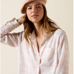 Ariat Rudford Icy Pink Horseprint skjorte