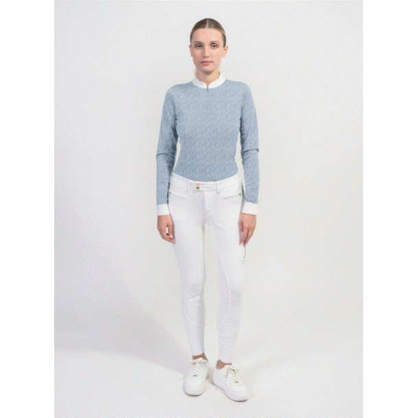 Samshield Louisella light blue leaf AW23