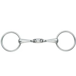 Shires Training Bit with Lozenge - 3-delt bid med l�se ringe