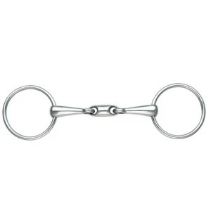 Shires Training Bit with Lozenge - 3-delt bid med l�se ringe