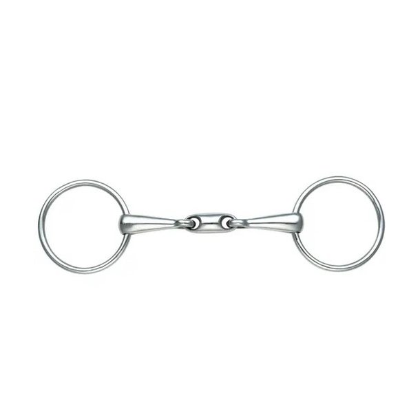 Shires Training Bit with Lozenge - 3-delt bid med l�se ringe