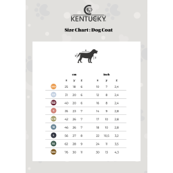 Kentucky Dog Coat Heavy Fleece