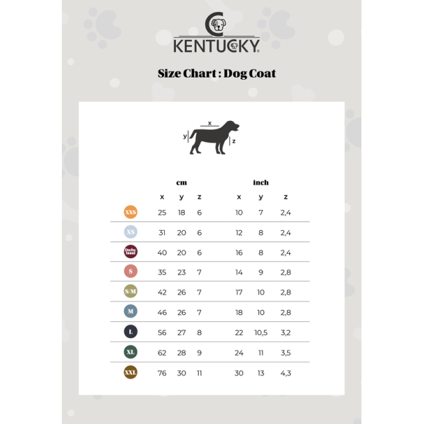 Kentucky Dog Coat Heavy Fleece