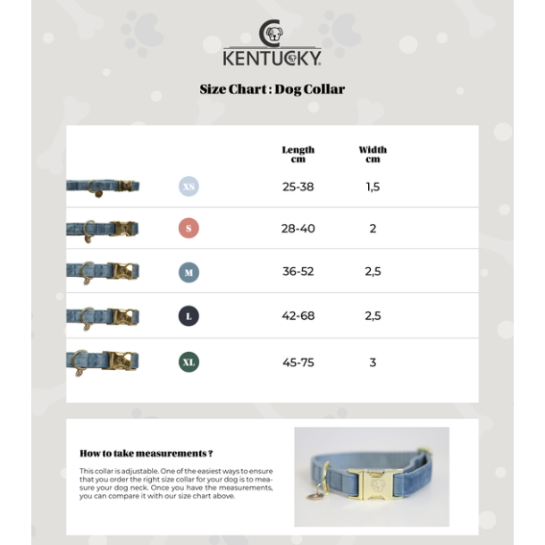 Kentucky dog collar wool hundehalsb�nd