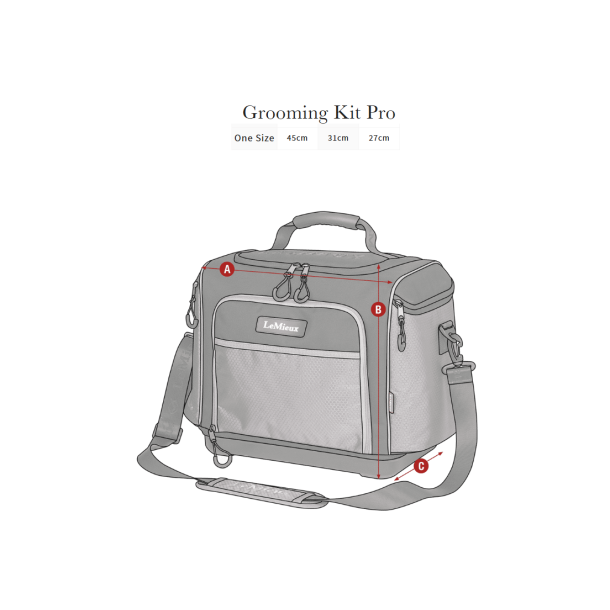 LeMieux Grooming Kit Pro navy