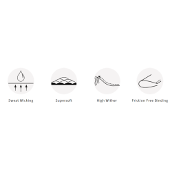 LeMieux Suede Close Contact sadelunderlag FW24