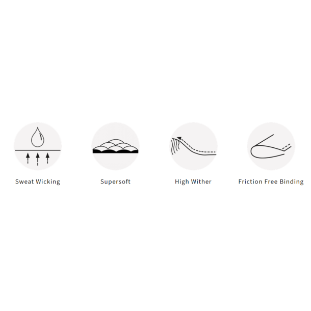 LeMieux Suede Close Contact sadelunderlag FW24