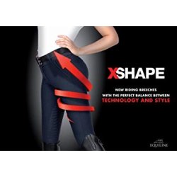 Equiline X-Shape Ridebukser med Full Grip